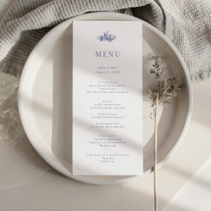Minimalistisches Elegantes Tessin Menükarte