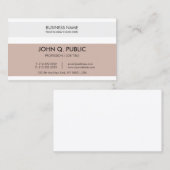 Minimalistisches elegantes Unternehmen Harmonic Co Visitenkarte (Vorne/Hinten)