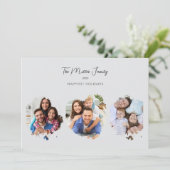 Minimalistisches Elegantes Weihnachten Einfaches 4 (Stehend Vorderseite)