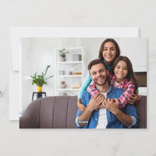 Minimalistisches Elegantes Weihnachten Einfaches 4 (Rückseite)