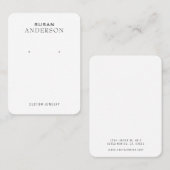 Minimalistisches Erdungsdisplay Visitenkarte (Vorne/Hinten)