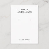 Minimalistisches Erdungsdisplay Visitenkarte (Vorderseite)