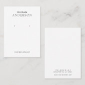 Minimalistisches Erdungsdisplay Visitenkarte (Vorne/Hinten)