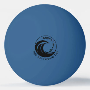 Minimalistisches Ersetzen-Logo & Benutzerdefiniert Tischtennisball