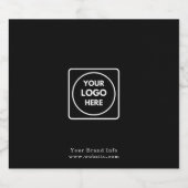 Minimalistisches Etikett für Bierflaschen | Busine (Einzelnes Label)