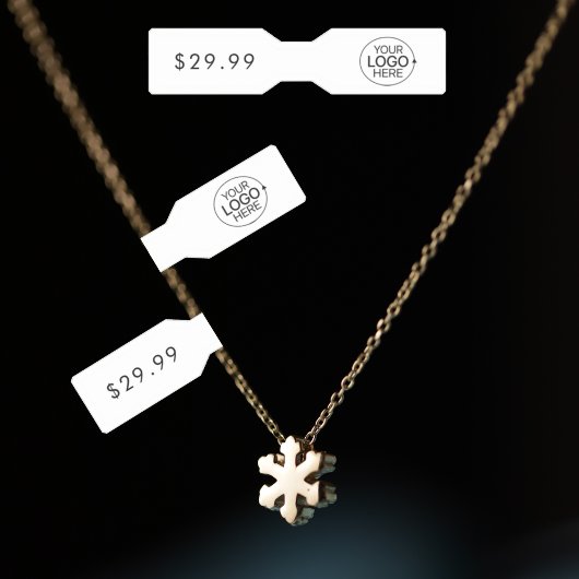 Minimalistisches Etikett für den Logo-Schmuck