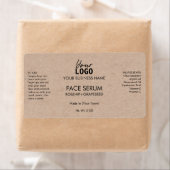 Minimalistisches Etikett für die Haarfahne oder da (Insitu)