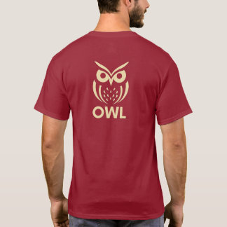 Minimalistisches Eulen-T-Shirt - Geometrisches Eul T-Shirt