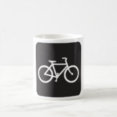 Minimalistisches Fahrradsymbol Kaffeetasse (Mittel)