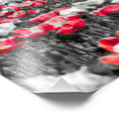 Minimalistisches Farbfoto für die Blume Fotodruck (Ecke)