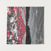 Minimalistisches Farbfoto für die Blume Wandteppich (Vorderseite (Horizontal))