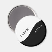 Minimalistisches Farbgeschirrspüler-Magnet Magnet (Vorderseite/Rückseite)