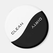 Minimalistisches Farbgeschirrspüler-Magnet Magnet (Vorne)