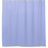 Minimalistisches farbloses Periwinkle Lila Blue Duschvorhang (Vorderseite)