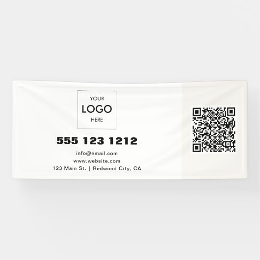 Minimalistisches Firmenlogo Banner (Horizontal)