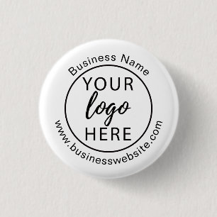 Minimalistisches Firmenlogo Button