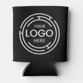 Minimalistisches Firmenlogo Dosenkühler (Vorderseite)