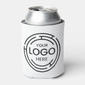 Minimalistisches Firmenlogo Dosenkühler (Kanne Vorderseite)