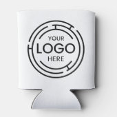 Minimalistisches Firmenlogo Dosenkühler (Rückseite)