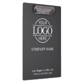 Minimalistisches Firmenlogo für Graue Unternehmen Klemmbrett (Rechts)