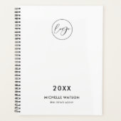 Minimalistisches Firmenlogo für kundenspezifische Planer (Vorderseite)