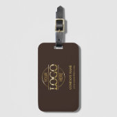 Minimalistisches Firmenlogo Gepäckanhänger (Vorderseite Vertikal)