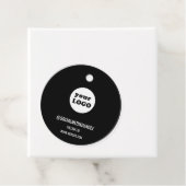 Minimalistisches Firmenlogo Geschenkanhänger (Beispiel)