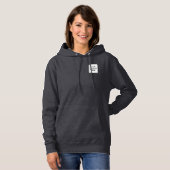 Minimalistisches Firmenlogo Hoodie (Vorne ganz)