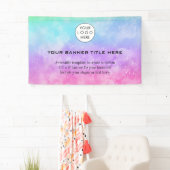 Minimalistisches Firmenlogo Modernes berufliches E Banner (Insitu)