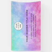 Minimalistisches Firmenlogo Modernes berufliches E Banner (Vertikal)