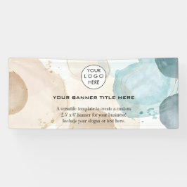 Minimalistisches Firmenlogo Modernes berufliches E Banner