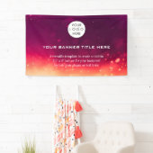 Minimalistisches Firmenlogo Modernes berufliches R Banner (Insitu)