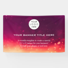 Minimalistisches Firmenlogo Modernes berufliches R Banner