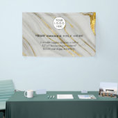 Minimalistisches Firmenlogo Modernes berufliches W Banner (Messeveranstaltung)