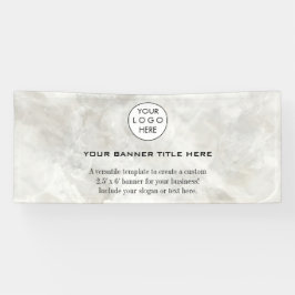 Minimalistisches Firmenlogo Modernes berufliches W Banner