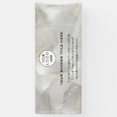 Minimalistisches Firmenlogo Modernes berufliches W Banner (Vertikal)