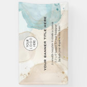 Minimalistisches Firmenlogo Modernes berufliches W Banner (Vertikal)