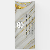 Minimalistisches Firmenlogo Modernes berufliches W Banner (Vertikal)