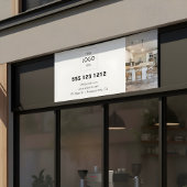 Minimalistisches Firmenlogo Modernes Foto Banner