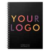 Minimalistisches Firmenlogo Notizblock (Vorderseite)