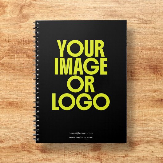 Minimalistisches Firmenlogo Notizblock