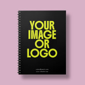 Minimalistisches Firmenlogo Notizblock