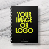 Minimalistisches Firmenlogo Notizblock