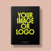 Minimalistisches Firmenlogo Notizblock