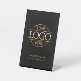 Minimalistisches Firmenlogo Sockelschild