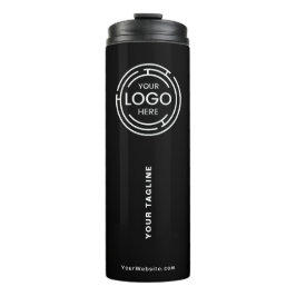 Minimalistisches Firmenlogo Thermosbecher
