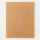 Minimalistisches Firmenlogo und Jobtitelplan Planer (Rückseite)