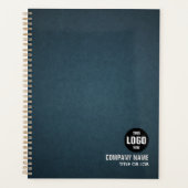 Minimalistisches Firmenlogo und Jobtitelplan Planer (Vorderseite)