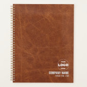 Minimalistisches Firmenlogo und Jobtitelplan Planer (Vorderseite)