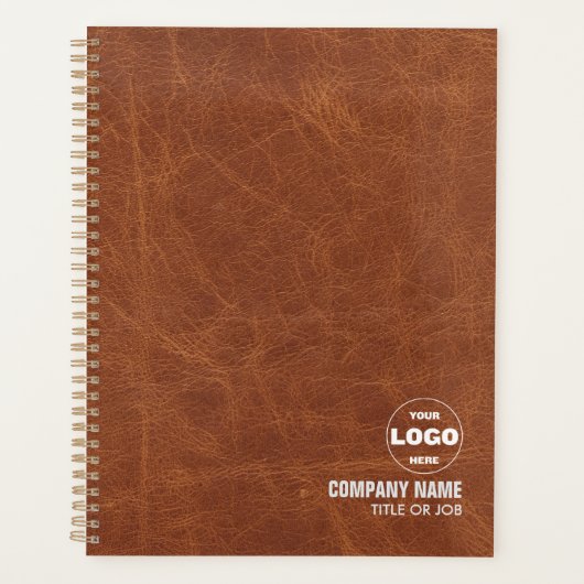 Minimalistisches Firmenlogo und Jobtitelplan Planer (Vorderseite)